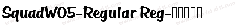 SquadW05-Regular Reg字体转换